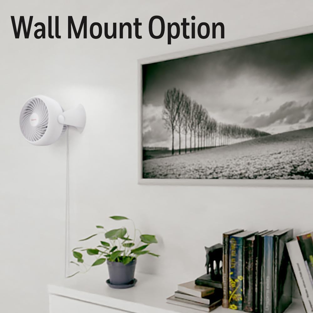 Honeywell HT-904 Tabletop Air-Circulator Fan, White - PuriLite