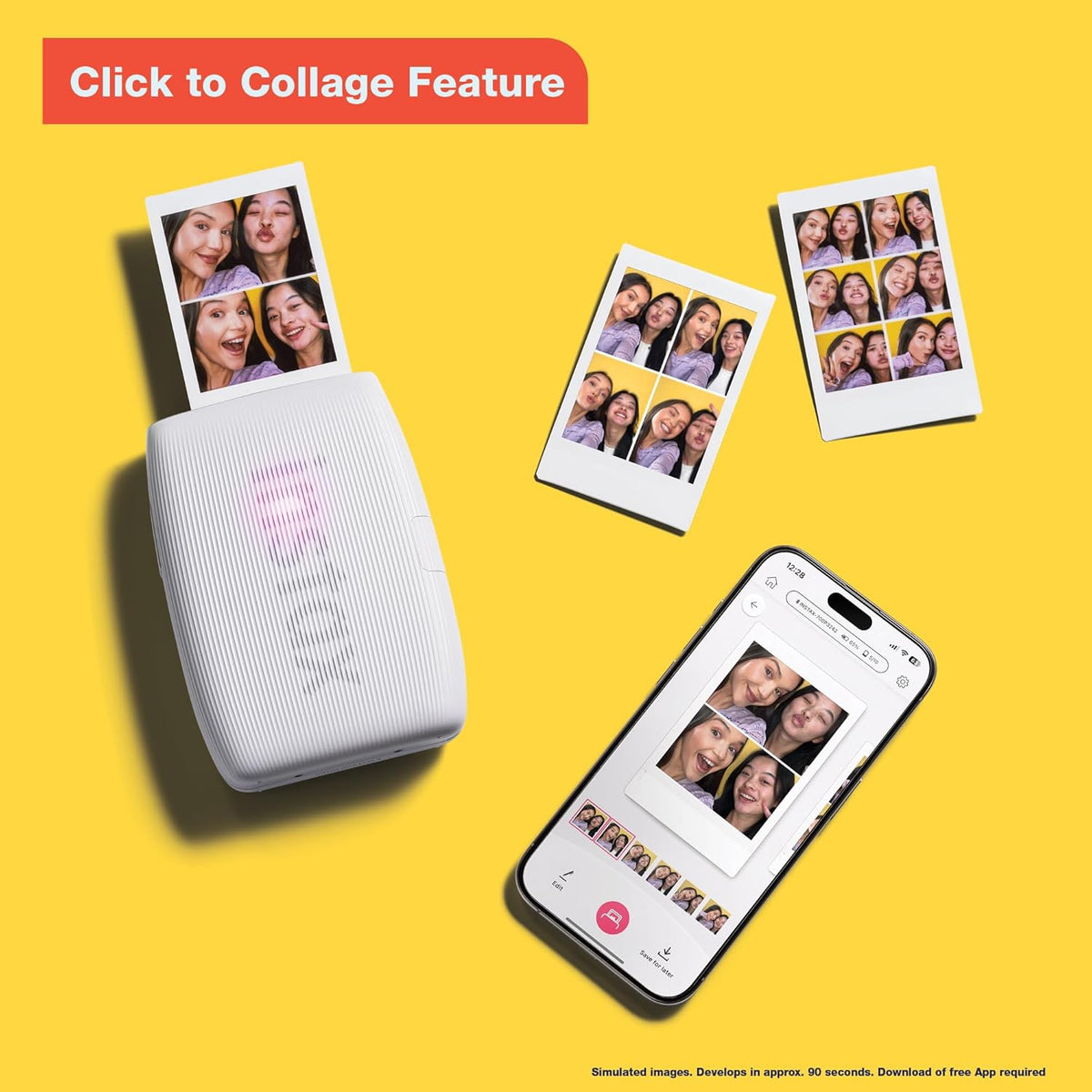 Fujifilm Instax Mini Link 3 Smartphone Printer - Rose Pink - PuriLite
