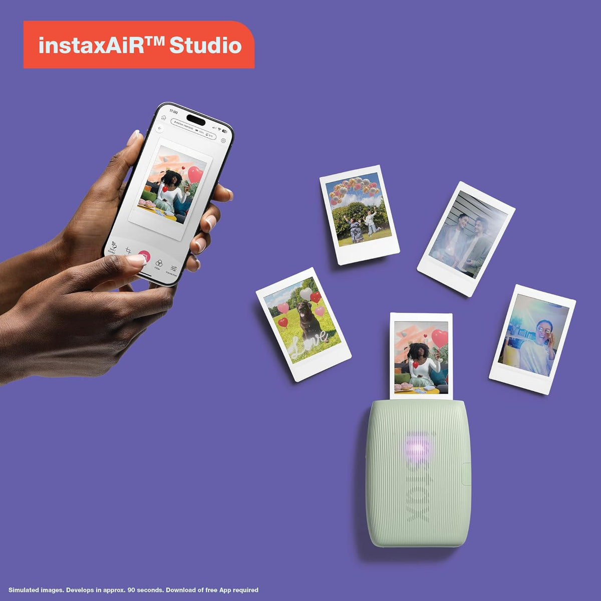 Fujifilm Instax Mini Link 3 Smartphone Printer - Rose Pink - PuriLite