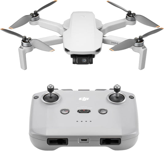 DJI Mini 4K, Drone with 4K UHD Camera for Adults, Under 249 g, 3-Axis Gimbal Stabilization, 10km Video Transmission, Auto Return, Wind Resistance, 1 Battery for 31-Min Max Flight Time - PuriLite