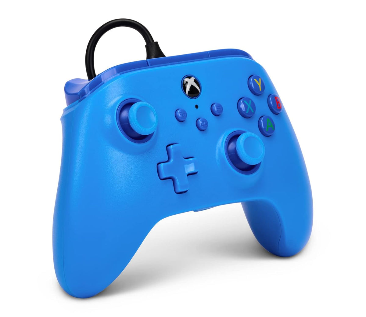 PowerA Wired Controller for Xbox Series X|S - Blue, gamepad, video game/gaming controller, works with Xbox One, Officially Licensed - PuriLite