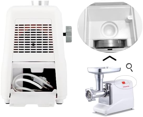 Sunmile SM-G50 ETL Electric Meat Grinder - Max 1.3 HP 1000W Heavy Duty Meat Mincer Sausage Grinder - Metal Gears, Reverse, Circuit Breaker, Stainless Steel Cutting Blade and Plates, 1 Big Sausage Stuffs - PuriLite