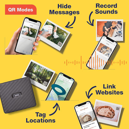 Fujifilm Instax Wide Link Smartphone Printer in Ash White | 16719550 - PuriLite