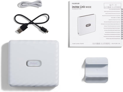 Fujifilm Instax Wide Link Smartphone Printer in Ash White | 16719550 - PuriLite