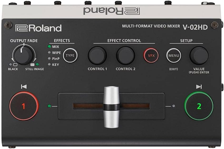 ROLAND Professional A/V Multi-Format Video Switcher (V-02HD) - PuriLite