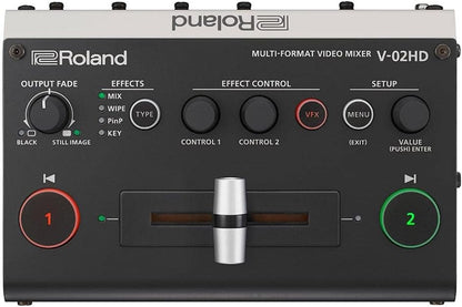 ROLAND Professional A/V Multi-Format Video Switcher (V-02HD) - PuriLite