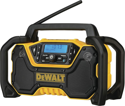 DEWALT 12V/20V MAX* Portable Radio, Bluetooth, Cordless, Jobsite, Tool Only (DCR028B) - PuriLite