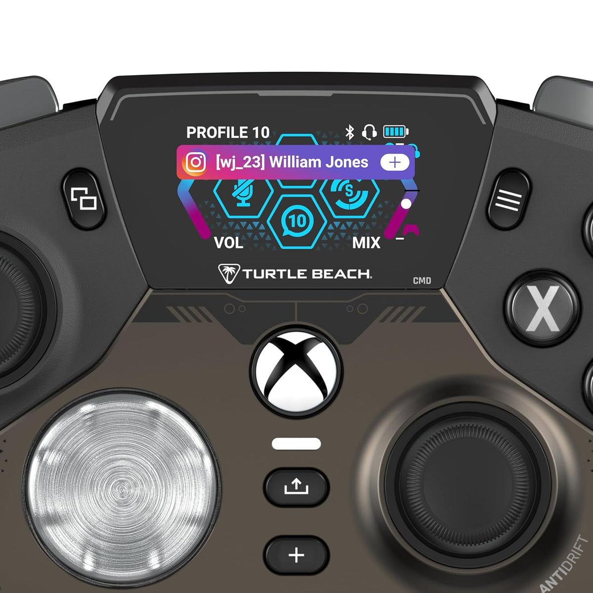 Turtle Beach Stealth Ultra High-Performance Wireless Gaming Controller Licensed for Xbox Series X|S, Xbox One, Windows PC, Android - LED Dashboard, Dock, RGB Lighting, 30-Hr Battery, Bluetooth, Black - PuriLite