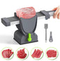 Purilite Select Manual Meat Slicer with Adjustable Thickness 2mm or 4mm – Stainless Steel Multi Blade Meat Cutter for Fresh Meat, Jerky, Hot Pot and Home Kitchen Preparation - PuriLite