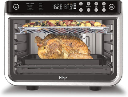 Ninja DT201C, Foodi 10-in-1 XL Pro Air Fry Oven, Stainless steel, 1800W (Canadian version) - PuriLite