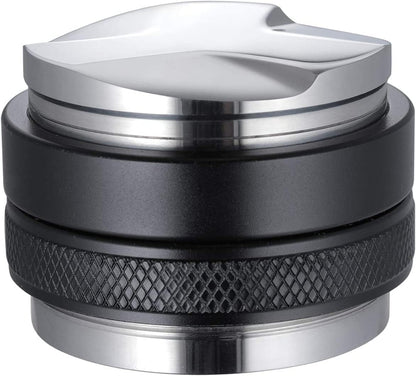 MATOW 53mm Coffee Distributor and Tamper, Dual Head Coffee Leveler Compatible with Breville 54mm Portafilter, Adjustable Depth- Professional Espresso Hand Tampers - PuriLite