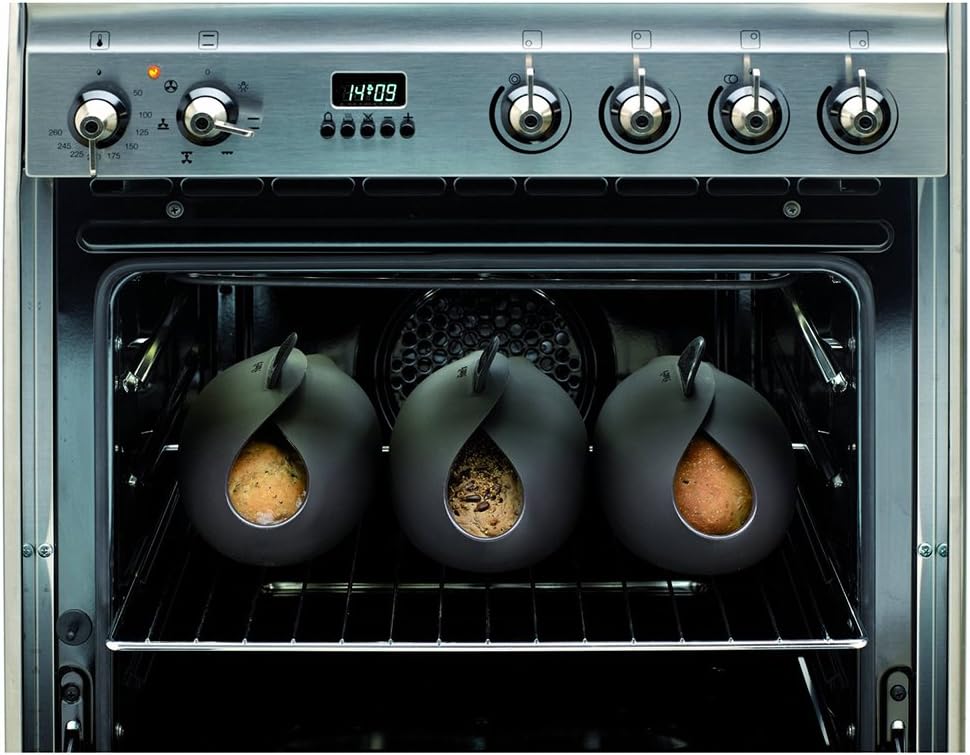 Lekue 0200600M10M017 Silicone Bread Maker, Brown - PuriLite