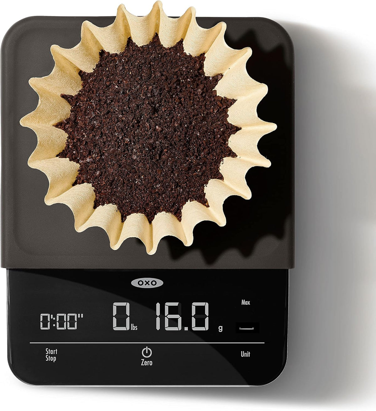 OXO Brew 6 Lb. Precision Coffee Scale with Timer, Black - PuriLite
