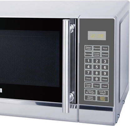 RCA 0.7 Cubic Foot Microwave, Stainless Steel Design - PuriLite