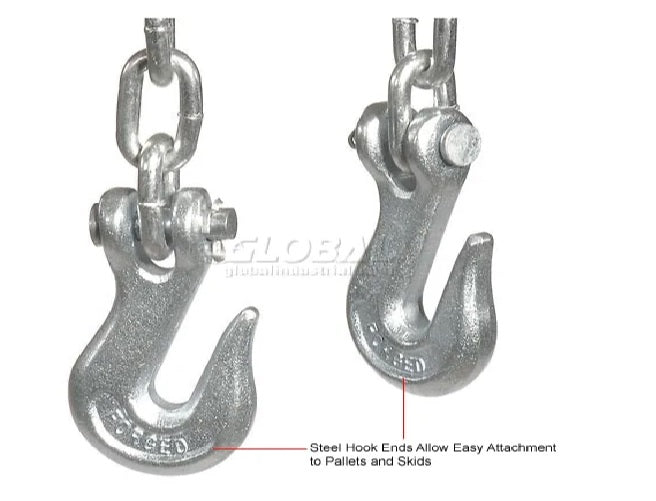 Global Industrial™ Optional 40 Foot Chain for Pallet Grabber & Skid Puller - PuriLite