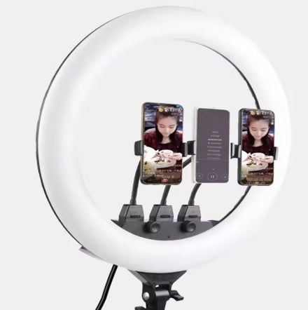 Purilite Select 18-Inch LED Ring Light with Adjustable Tripod Stand – Professional Bi-Color Dimmable Photography and Video Lighting Kit for Streaming, Content Creation, Makeup and Studio Use - PuriLite