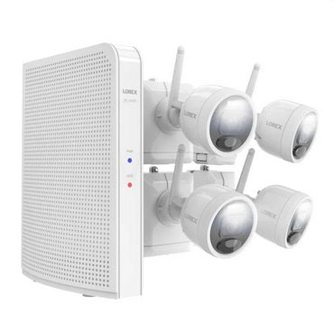 Lorex 2K Wire-Free System with 4 Battery Operated Cameras, L4248D-4AA4-E - PuriLite