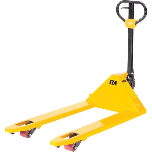 Global Industrial™ Industrial Duty Manual Pallet Jack, 5500 lb. Capacity, 27"W x 48"L Forks - PuriLite