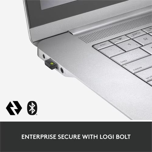 Logitech MX Keys + MX Master Mouse Combo Gen 2 – Wireless, Bluetooth, USB – High Precision 8000 DPI – Darkfield – Mac/Windows - PuriLite