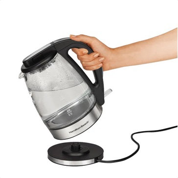 Hamilton Beach 1.7 L Glass Kettle - PuriLite
