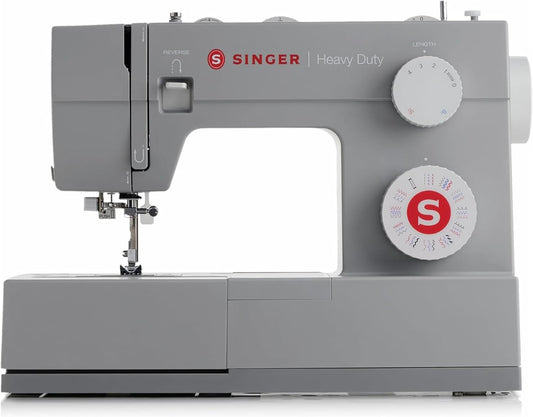 SINGER Heavy Duty 4432 High Speed Sewing Machine with Accessory Kit | Strong Motor With Enhanced Piercing Power, 110 Stitch Applications, Full Metal frame, 1-step Buttonhole & LED Light - PuriLite