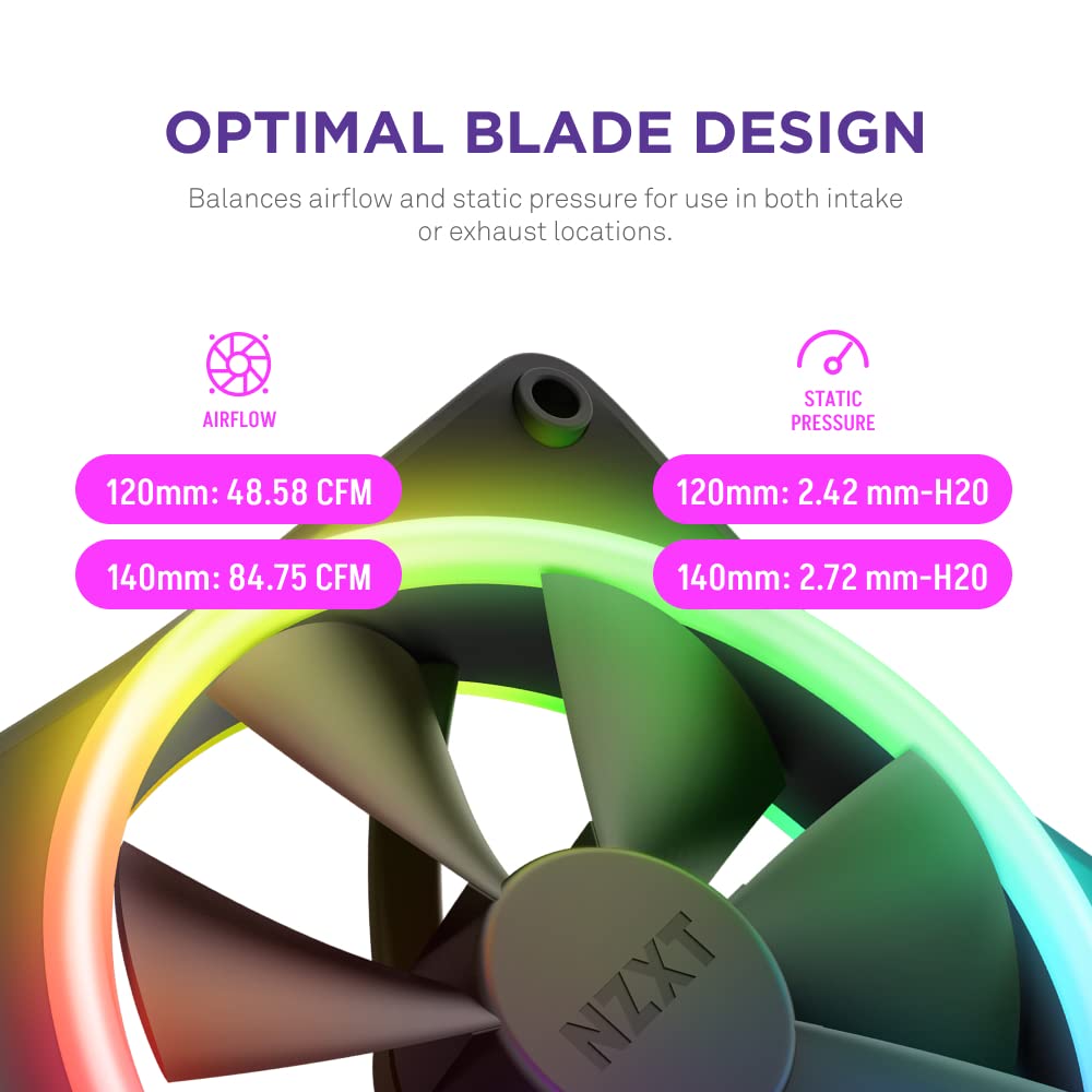 F120RGB Duo - 120mm Dual-Sided RGB Fan - Triple Pack (Black) w/RGB Controller - PuriLite