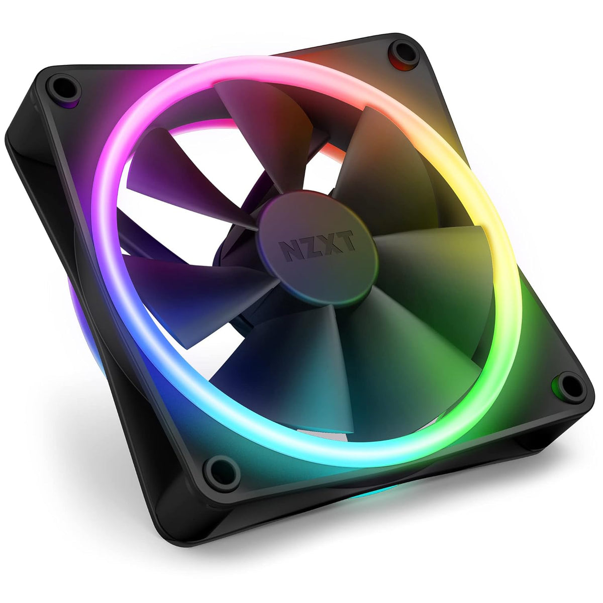 F120RGB Duo - 120mm Dual-Sided RGB Fan - Triple Pack (Black) w/RGB Controller - PuriLite