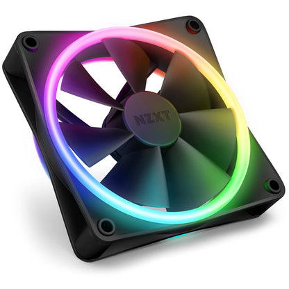 F120RGB Duo - 120mm Dual-Sided RGB Fan - Triple Pack (Black) w/RGB Controller - PuriLite