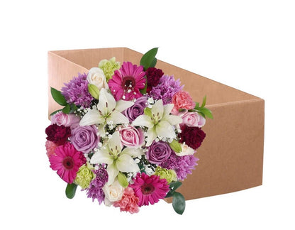 Passionate Blooms Bouquet with Vase - PuriLite