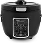 Aroma Professional ARC-1230B Grain, Oatmeal,Slow Cooker, Saute, Steam, Timer, 10 Cup Uncooked/20 Cup Cooked, Black - PuriLite