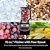 Ninja NJ601AMZ Professional Blender with 1000-Watt Motor & 72 oz Dishwasher-Safe Total Crushing Pitcher for Smoothies, Shakes & Frozen Drinks, Black - PuriLite