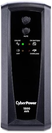 CyberPower CP685AVRG AVR UPS System, 685VA/390W, 8 Outlets, Compact - PuriLite