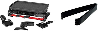 Starfrit The Rock Electric Raclette - 8 Person Party Grill - 8 Spatulas - Reversible Plate - 1500W - PuriLite