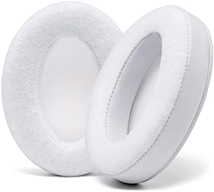 WC PadZ Velour - The Ultimate Upgraded Earpads by Wicked Cushions - Compatible with Audio Technica, HyperX, SteelSeries Arctis & More - Extra Thick - Bigger Opening - Softer Memory Foam | (Black) - PuriLite