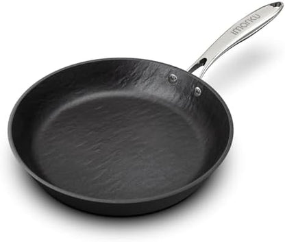 imarku Non Stick Frying Pans - 10 inch Frying Pan Nonstick Skillet, Egg Pan Omelette with Cool Stainless Steel Handle, Dishwasher Safe, Free of PFAS&PFOA, Easy Cleanup, Gifts for Men and Women - PuriLite