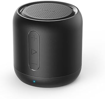 Anker SoundCore mini, Super-Portable Bluetooth Speaker with 15-Hour Playtime, 66-Foot Bluetooth Range, Enhanced Bass, Noise-Cancelling Microphone - PuriLite