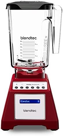 Blendtec Total Classic Original Blender - WildSide+ Jar (90 oz) - Professional-Grade Power - 6 Pre-programmed Cycles - 10-speeds - Black - PuriLite