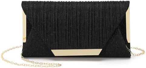 DTGN Evening Bags Clutch Purses for Women Formal, Purse Handbag Crossbody Bag Strap Shoulder Bag for Wedding Guest Party - PuriLite