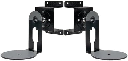 Fbyuitap 2 Pack Metal Wall Mount Compatible with Sonos Era 100, Adjustable Swivel Wall Mount Bracket Speaker Stand, (Black) - PuriLite