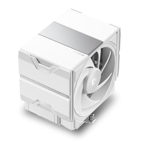 Sudokoo SK700V AM5 CPU Cooler, AM5 Exclusive, Digital Display, 7 Heatpipes CPU Air Cooler, Single Tower, 120mm FDB PWM Fan, Full RAM Freedom, L-Rail Lock Mount, 5 Years Warranty, Black, PC Cooler - PuriLite