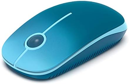 Wireless Mouse, Vssoplor 2.4G Slim Portable Computer Mice with Nano Receiver for Notebook, PC, Laptop, Computer (Black and Gray) - PuriLite
