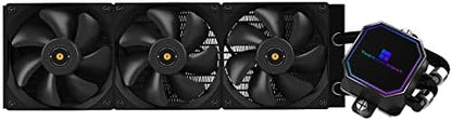 Thermalright Frozen Prism 360 Black AIO Water Cooler,Liquid CPU Cooler, 3×120mm PWM Fans Water Cooling System,1850RPM High Speed,Compatible with AMD/AM4/AM5&Intel LGA1151/1200/2066/1700 - PuriLite