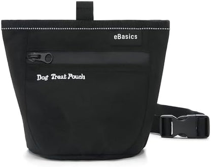 eBasics Dog Treat Pouch for Training Doggie Puppy Snack Reward Pouch Bait Bag Pet Treat Carrier Holder with Clip Waist Belt Magnetic Opening - PuriLite