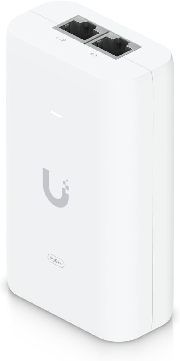 Ubiquiti U-PoE++ Gigabit PoE injector 48V / 1,25A (60W) - PuriLite