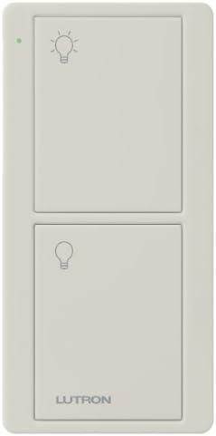 Lutron On/Off Switching Pico Remote for Caseta Smart Home Switch | PJ2-2B-GWH-L01 | White - PuriLite