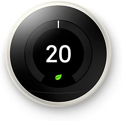 nest Learning Thermostat, 3rd Generation (Works with Amazon Alexa), Stainless Steel - PuriLite