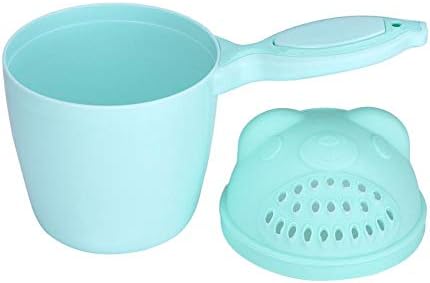 Baby Bath Rinse Cup, Detachable Baby Shampoo Rinser Kid Wash Hair Bathing Flusher for Baby Tub(Green) - PuriLite