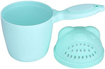 Baby Bath Rinse Cup, Detachable Baby Shampoo Rinser Kid Wash Hair Bathing Flusher for Baby Tub(Green) - PuriLite