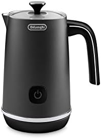 De'Longhi EMF2BK Plastic Electric Milk Frother with Hot and Cold Function Grey 17.02 x 11.43 x 19.56 cm; 889.04 Grams - PuriLite