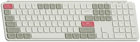 Keychron B6 Pro Quiet Key Full Size Ultra-Slim Wireless Keyboard, ZMK Programmable Bluetooth 5.1/2.4 GHz/Wired with Ultra-Long Battery Life Low Profile for Mac Win Linux System - Space Gray - PuriLite